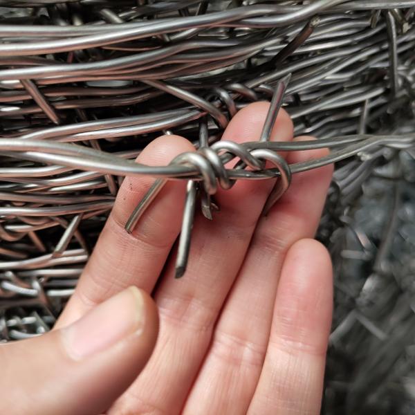 China manufacture wholesale barb wire in sri lanka hot dipped galvanized barbed