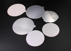 China Easy Peel Induction Aluminum Foil Seal Liner With Tabs 0.6mm Thickness factory