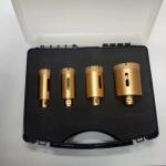 M14 Vacuum Brazed 35mm Diamond Core Drill Bits Set For Porcelain