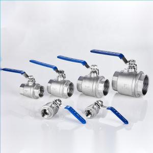 China 1.0''-6.0&quot; Port Size Mirror Polished Stainless Steel Thread Ball Valve For Water factory