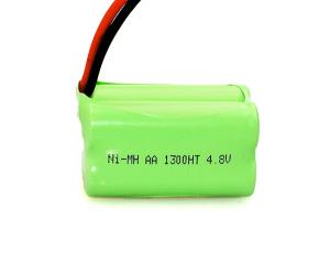 China AA 1300mAh 4.8 Volt Battery Emergency Lighting NiMH Cells Long service life factory