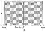 Chain Link Temporary Fence