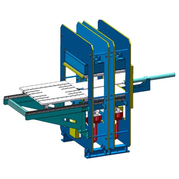 250mm Plunger Diameter Rubber Vulcanizing Press Machine with Automatic PLC