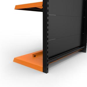 Customized Metal Tool Display Rack Saw With LED Lights