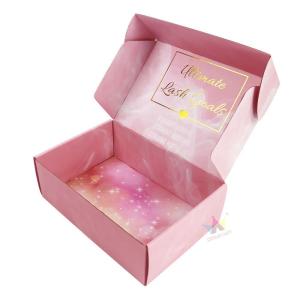 China Recyclable Corrugated Shipping Packaging Mailer Box for Shoes and Clothing Custom Order factory