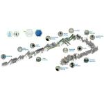 Streamlined PET Bottle Washing Line 490kw Industrial Plastic Recycling Machine