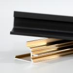 Furniture Half Edge 22mm Thickness Aluminium Drawer Handles