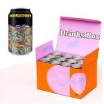 Health Drink Juice Folding Corrugated Paper Box Customized Packaging