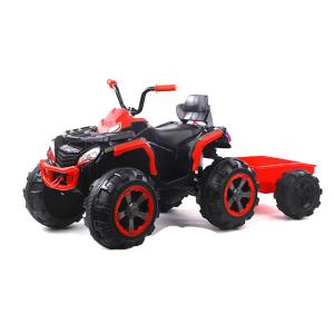 China All-terrain Tire Electric Ride on Car for Children Dual Drive USB Socket Power Display factory