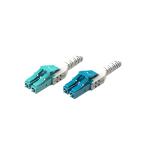 Data Center Solution LC Fiber Optic Connector Duplex With Uniboot 2.0 Beige