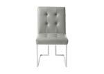 Stainless Steel Upholstered Fabric Dining Chair