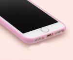 Hard PC + Silicone Side Cute Cat Ring Buckle Back Cover Cell Phone Case For