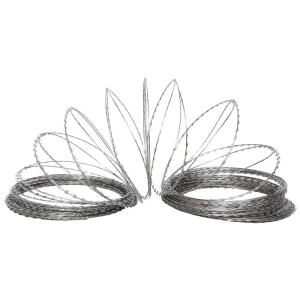 China Promotional Top Quality Cheap Used Plastic Galvanized Iron 10# 12# For Sale Barbed Wire Fence Roll Barbed Wire factory