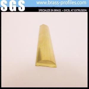 China Brass Extruding Arc-shaped Sheet / New Self Designed Flat Bar factory