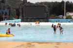 Theme Artificial Wave Pool Water Park Fiberglass Vacuum Wave Machine OEM for