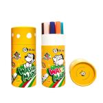 Recycled Round Cylinder Carton Art Kraft Paper Tube For Cosmetics Packaging