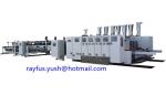 Semi Auto Flexo Printer Slotter Die Cutter Pre Feeder For Carton Box Lead Edge