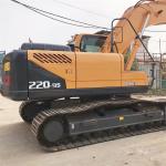Used 2021 Hyundai 220 Crawler Excavator 22 Ton with Cummins Engine in Good