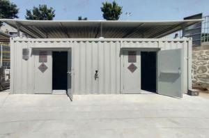 China Protection 40 Foot Shelter Container With Customized Capacity factory
