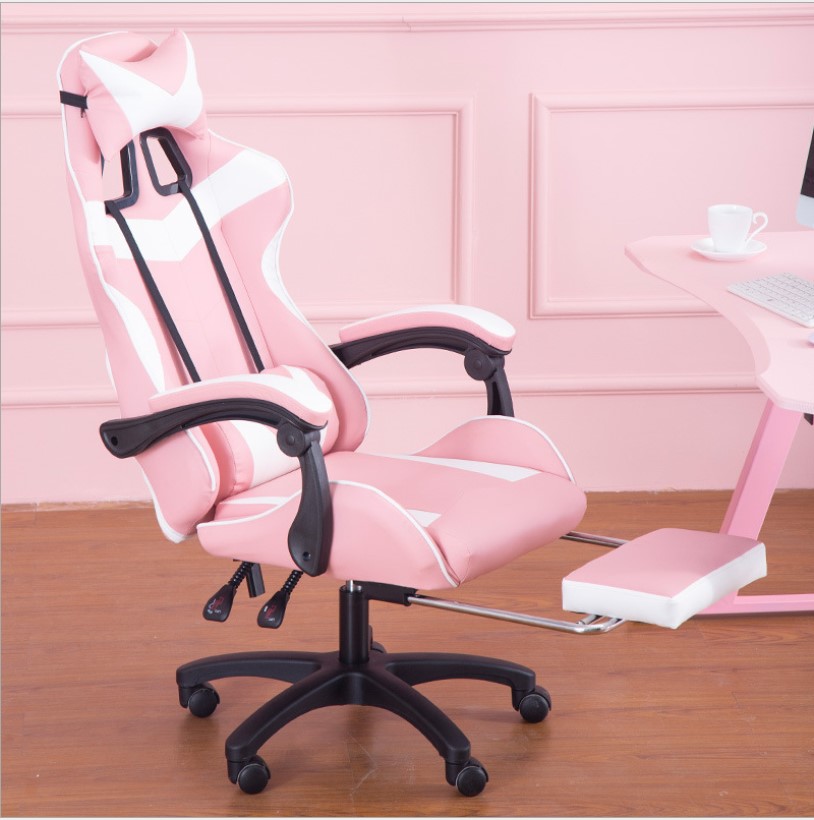 Modern Design PVC Leather Gaming Chair Backrest Adjustable 90-180 for Ultimate Support
