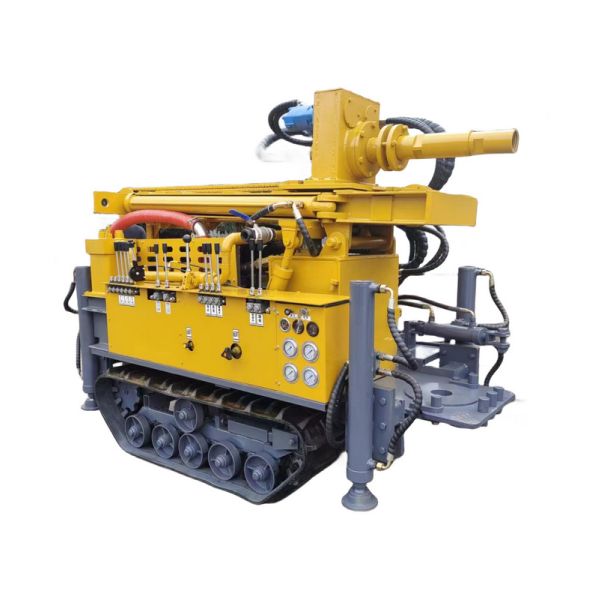 China Top-Selling 150m Deep Mini Portable Crawler Water Well Drilling Rig Machine With Good Price factory