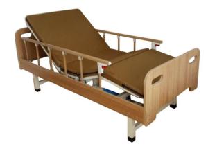 China Electric Home Care Adjustable Bed For Patients With Wooden Head / Foot Board factory