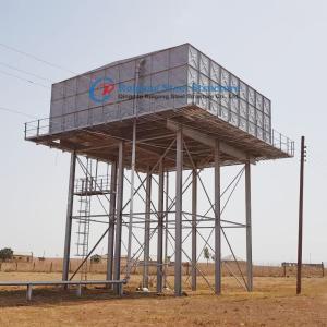 China Steel Structure Stand Water Tank Or Reliance Tank With Elevated Tank Tower Customized Designed factory