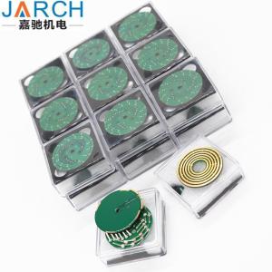 China 22# Silver Plated Copper Ultra Thin Pcb Pancake Slip Ring factory