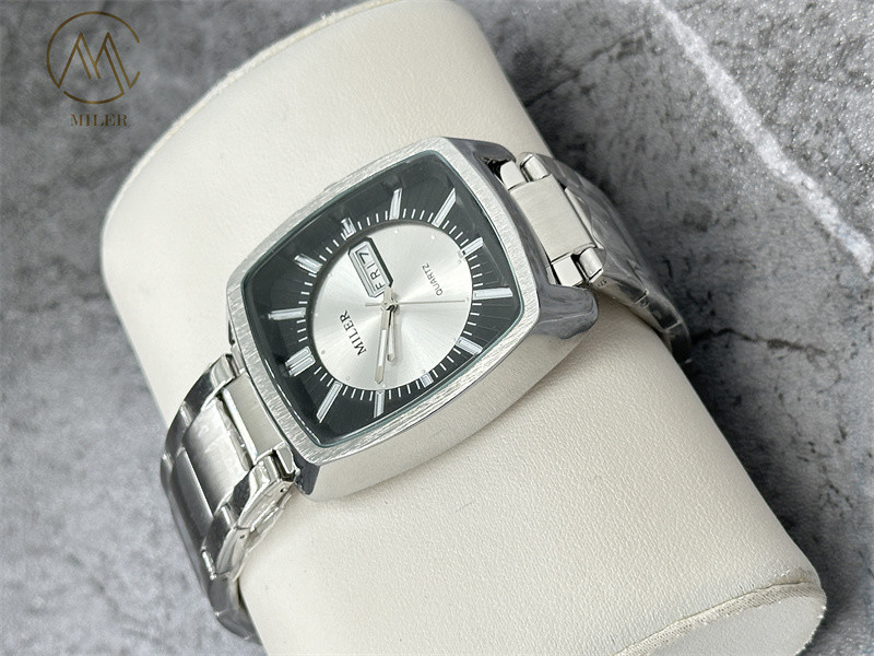 Business Watch Stainless Steel Waterproof Brand Wristwatches Quartz for Men