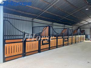 China Powder Coated Euro Horse Stalls Customizable Construction factory