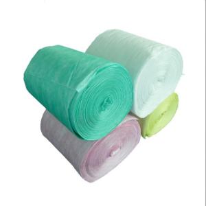 Synthetic Air Filter Medias For Pocket Filters With White/Green/Pink/Yellow