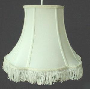 China Gold Barrel Victoria Lamp Shade 21*40*26cm With Beaded Fringe factory
