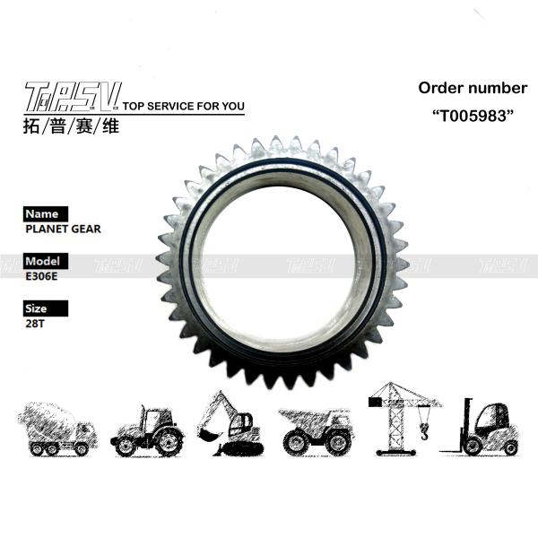 View Image Tooth Number E306E Excavator Travel 2 Stage Planet Gear Box for Road