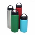 12oz / 17oz / 20oz / 25oz Stainless Steel Sports Bottle Wide Mouth With Loop Cap