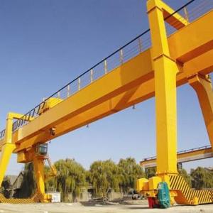 China Remote Control Box Type Double Girder Gantry Crane Electric mobile girder rail gantry factory