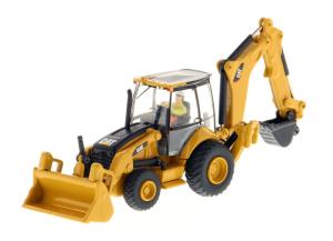 China Caterpillar CAT 450E Backhoe Loader Construction Vehicle Model 1/87 Scale 85263 factory