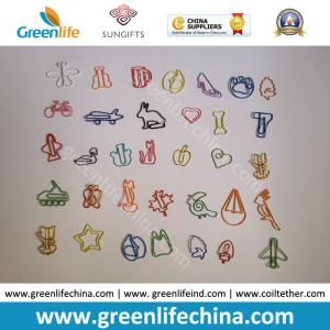 China Variety Colours Cute Office Stationery Paperclips Metal Safety Clip Holder factory