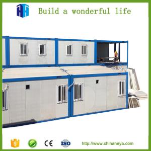 China prefabricated duplex steel frame container modular camp house for sale in greece factory