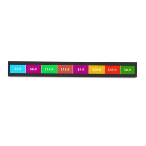 China Shelf Edge Stretched Bar LCD , WiFi 4G LTE Ultra Wide Stretched Displays factory