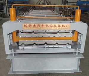 China European Style Industrial Roofing Sheet Making Machine With PLC Control System factory