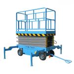 Aerial Construction 4m Scissor Lift 500kgs Mobile Hydraulic Scissor Lift