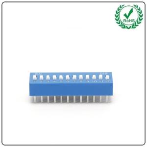 China 2.54mm dip switch slide, right angle, piano type with key 3 buyers on sale