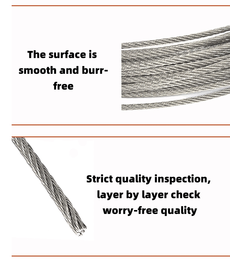 Non-Alloy 1*7 16mm Galvanized Steel Wire Rope Stay 6mm Steel Cable with High Tensile Strength