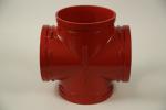Corrosion Resistance 4 Way Pipe Fitting For Commercial Piping Systems