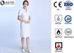 White Disposable Medical Workwear 30g-60g Weight Excellent Clipping Well Fit