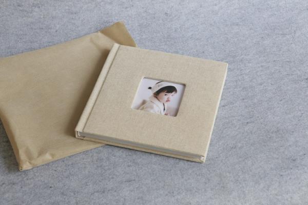 12x12 Large Baby / Friends Fabric Covered Photo Album With Stain Resistant Inner