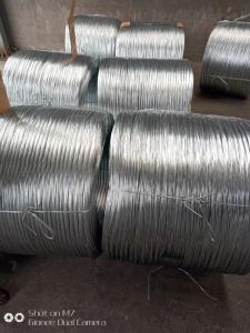 China BWG14 BWG12 BWG16 Hot dipped galvanized soft low carbon steel wire chain link fence weave wire factory