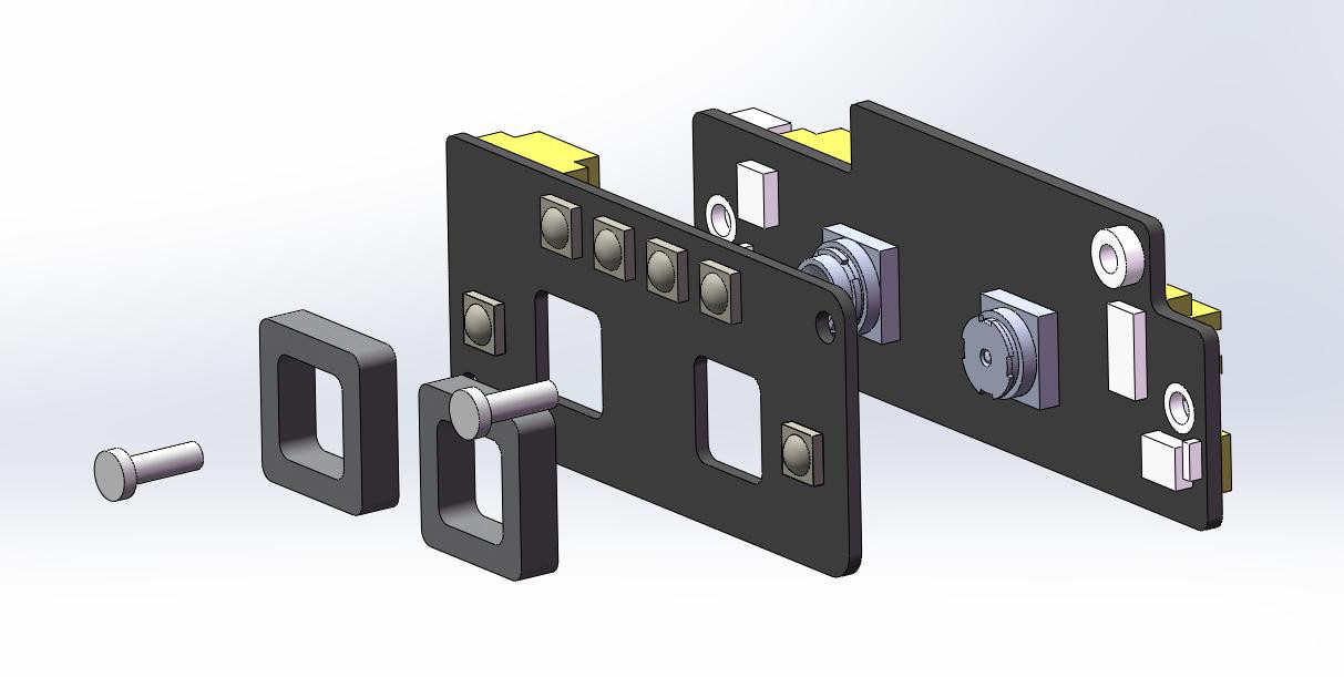 JP-FM888 Infrared + Visible Light Dual-Lens Facial Recognition Algorithm Module UART Baud Rate 115200 (default)