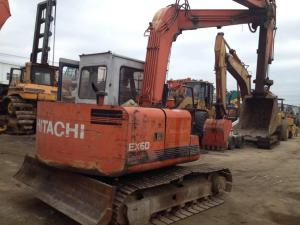 China Original Color Second Hand Hitachi Excavator , EX60 - 1 Hitachi 6 Ton Excavator factory
