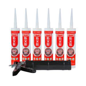 China Good Sealing Fire Resistant Silicone Sealant 280ml For Walls Floors factory
